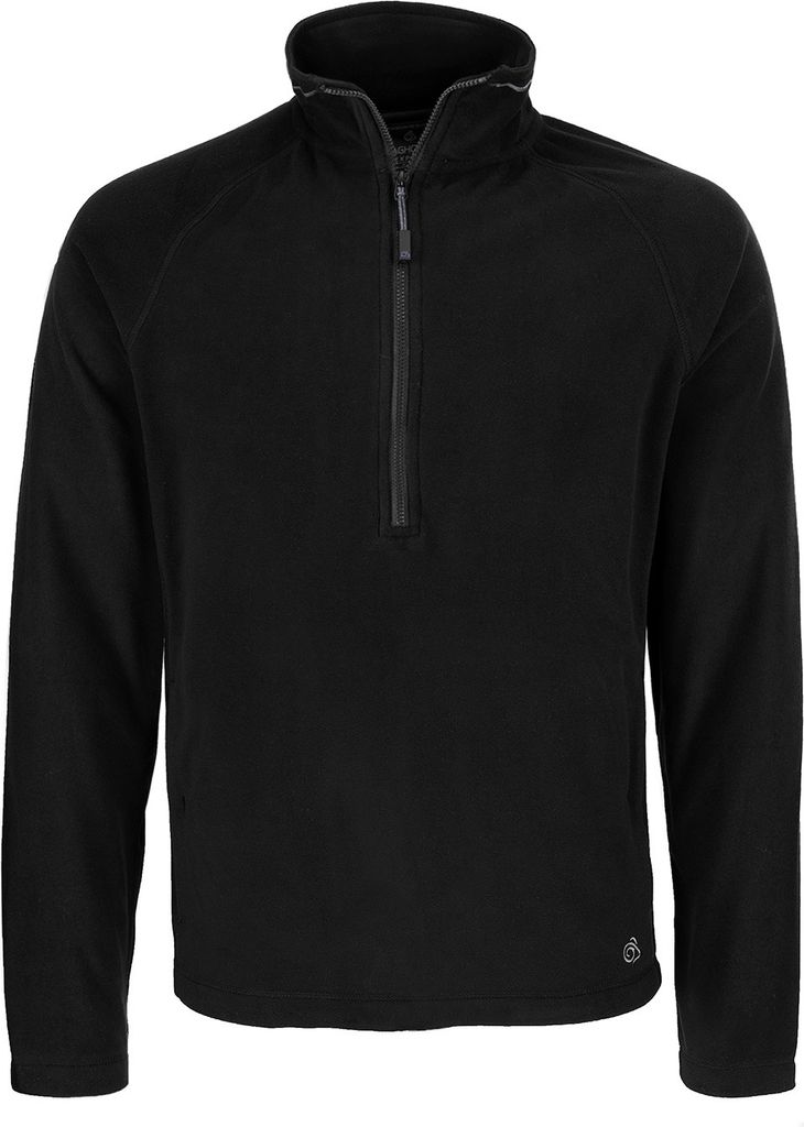 Craghoppers - "Expert Corey 200" Fleece-Oberteil, mit halbem Reißverschluss für Herren RW8120 (3XL) (Schwarz)