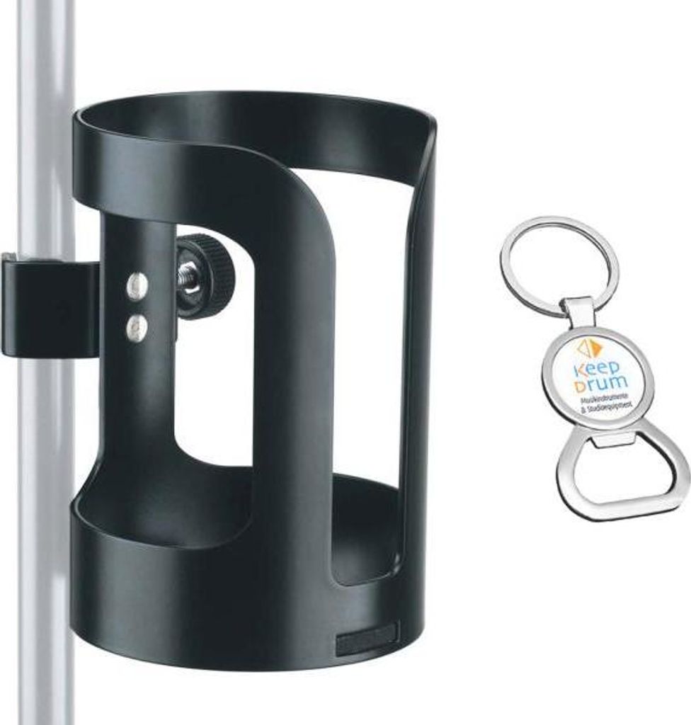 K&M Universal Getränkehalter mit Flaschenöffner