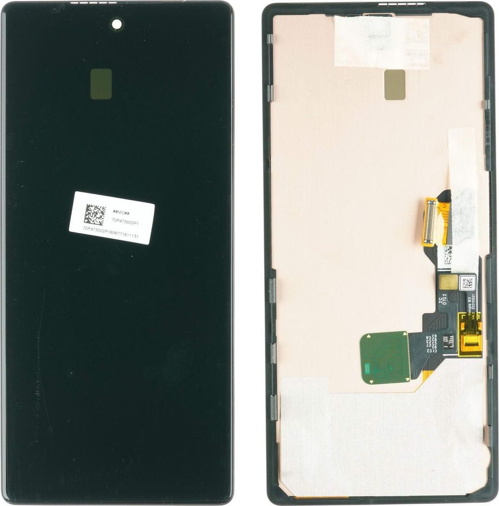 Display für Google Pixel 6a Farbe: Schwarz Displayglas Touchscreen Bildschirm