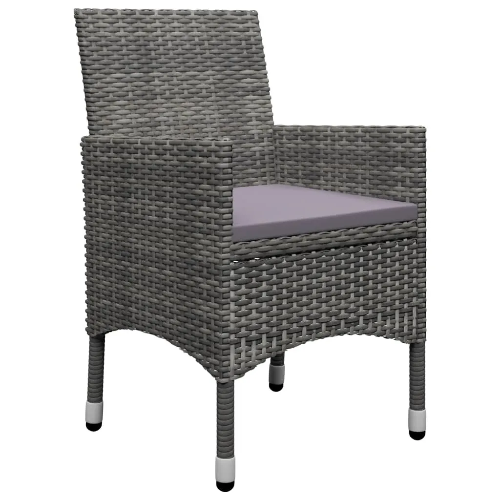 Ensemble mobilier de jardin gris durable et résistant pour votre extérieur - 3