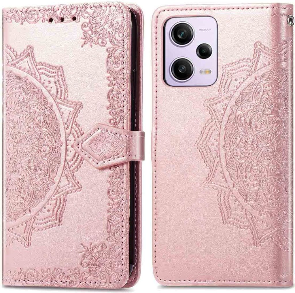 imoshion Mandala Klapphülle Xiaomi Redmi Note 12 Pro Plus - Rosé gold
