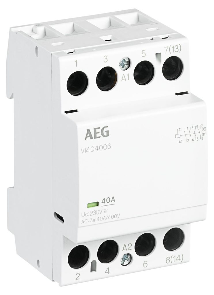 AEG Installationsschütz VI404006 4S/0Ö 230 VAC QTY 4 Produktbild 