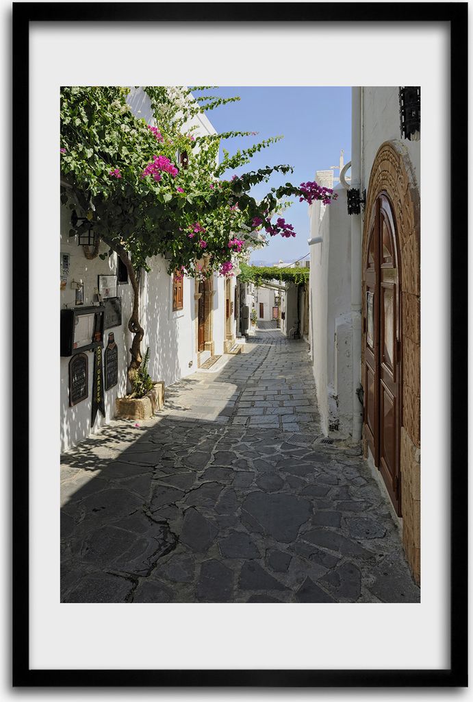 Bild - Bilderrahmen - 40 cm x 60 cm - MDF - Rahmen - Wandkunst - Ein charmanter Weg