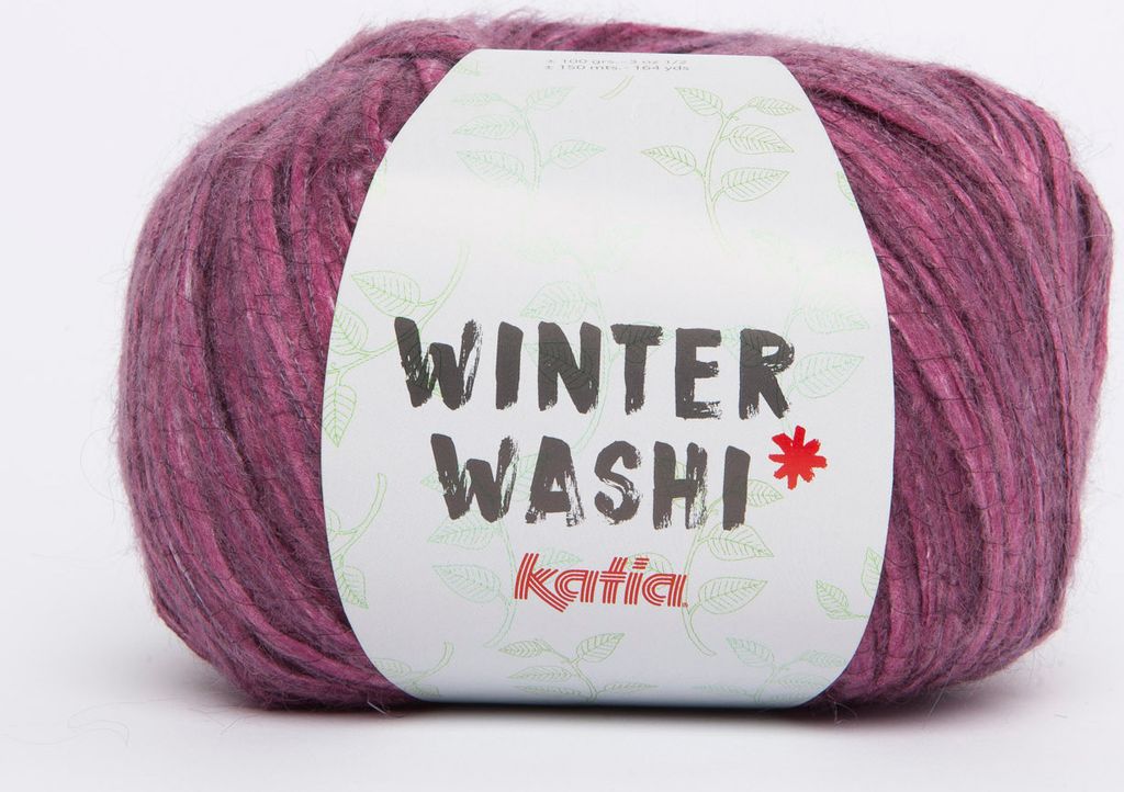 Winter Washi von Katia (ca. 150m/100g) - Farbe 208 (brombeere)