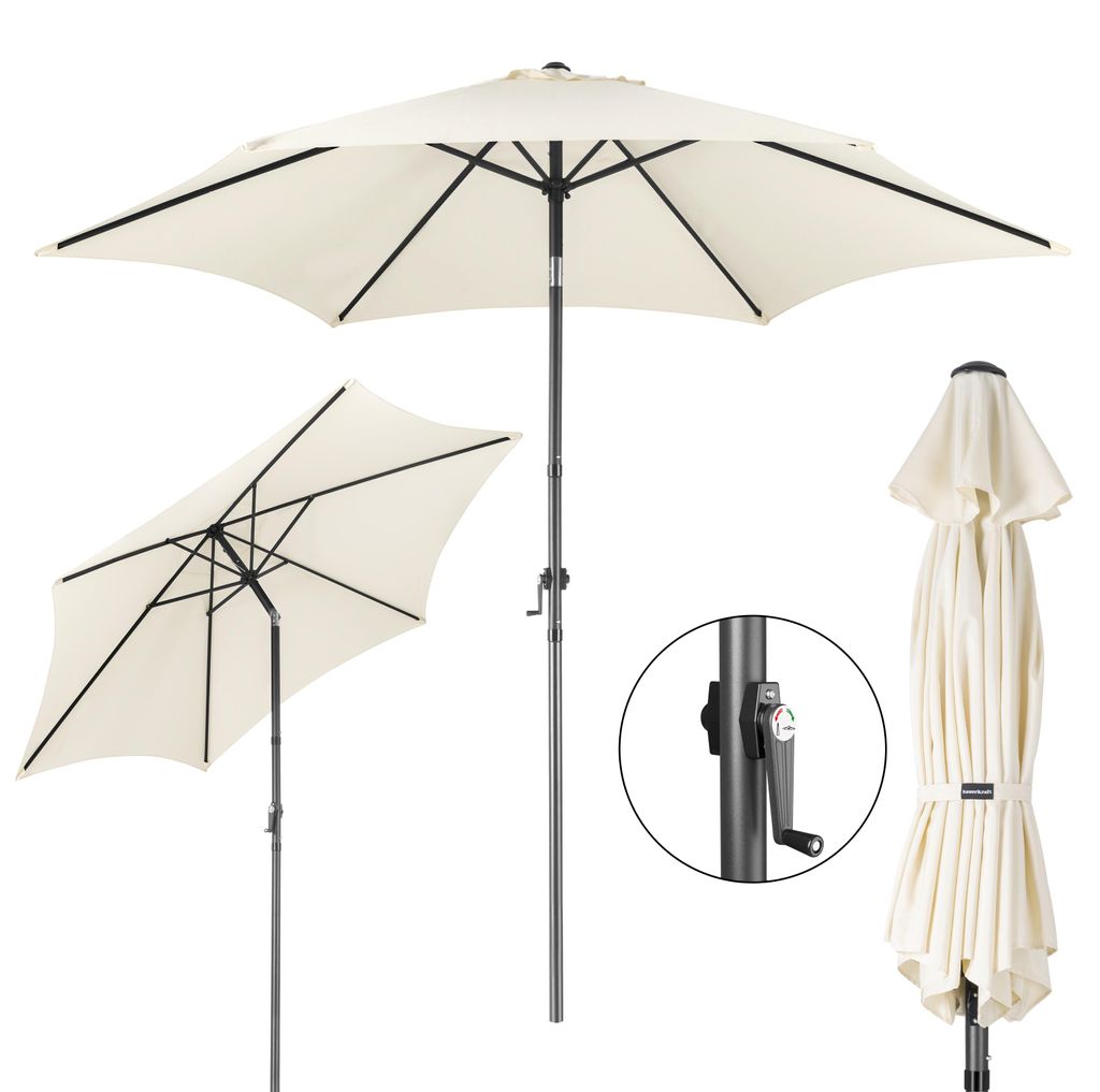 Składany parasol ogrodowy balkonowy regulowany 300 cm Zdjęcie produktu 