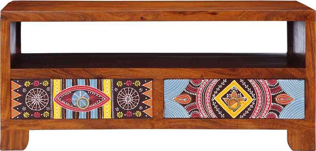 "2026 MODERNE"Satztische/Couchtisch elegantes Design - Wohnzimmertisch - 90x50x40cm Massivholz Akazie - Couchtische NeuMöbel295086