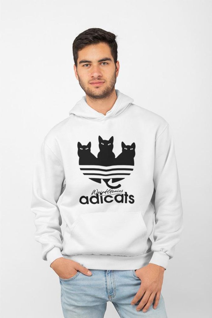 D&B Uni Hoodie EB00016 Adicats Weiß-Größe XL