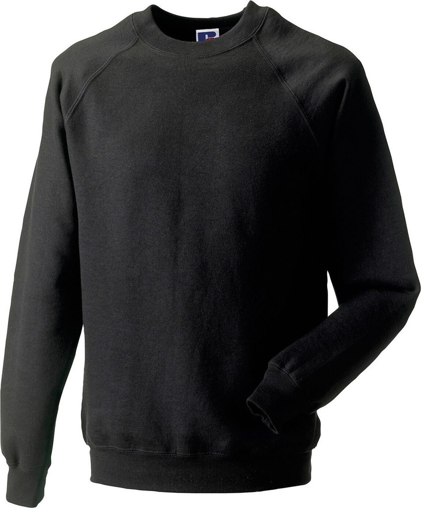 Russell - "Spotshield" Sweatshirt für Herren Raglanärmel PC6233 (L) (Schwarz)