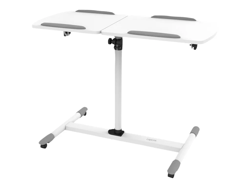Support ordinateur portable et projecteur inclinable blanc max 10kg - 6