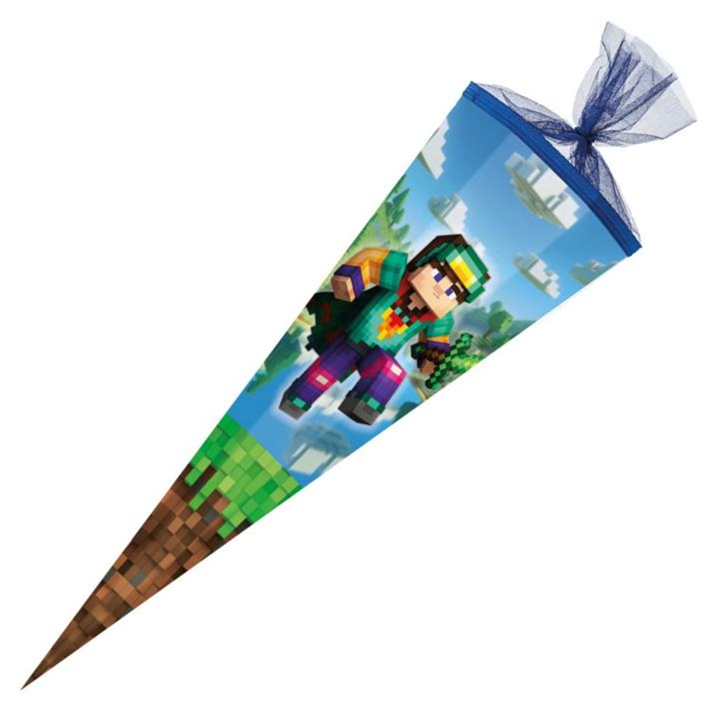 Schultüte / Zuckertüte / 85cm / eckig / "Blockscape" Produktbild 