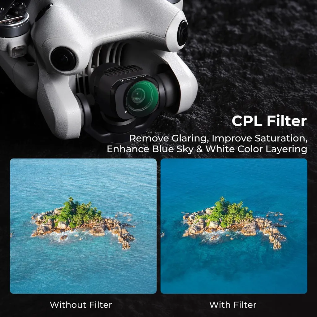 Filtre ND DJI Mini 4 Pro Multicouche - Pack 6 Pièces Haute Définition - 3