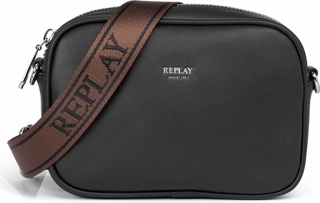 REPLAY Umhängetasche Crossbody Bag Black schwarz