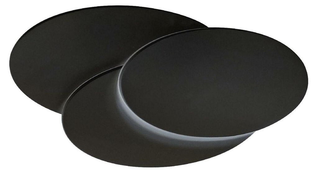 AZzardo AZ2997 Wandleuchte Clover oval schwarz