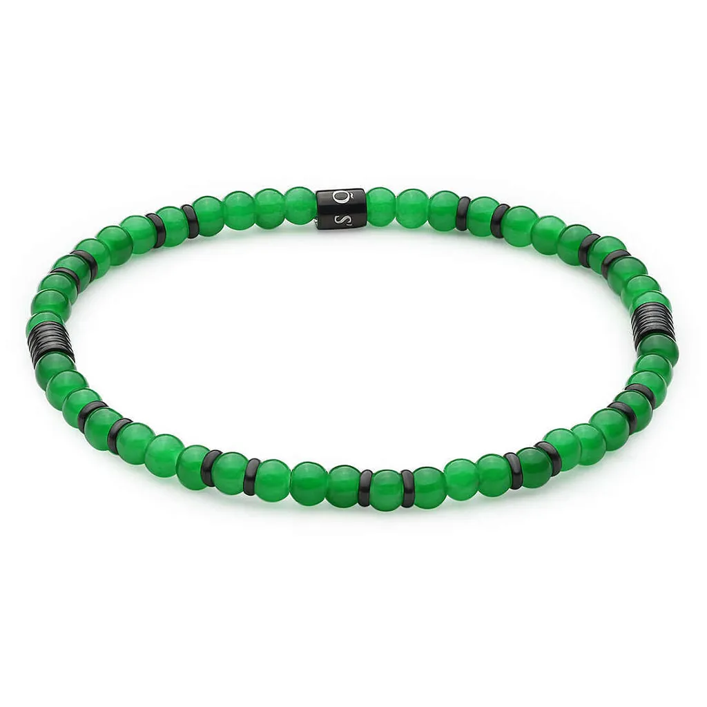 Gourmette femme Sagapò Collection Noire, bijou tendance en acier noir