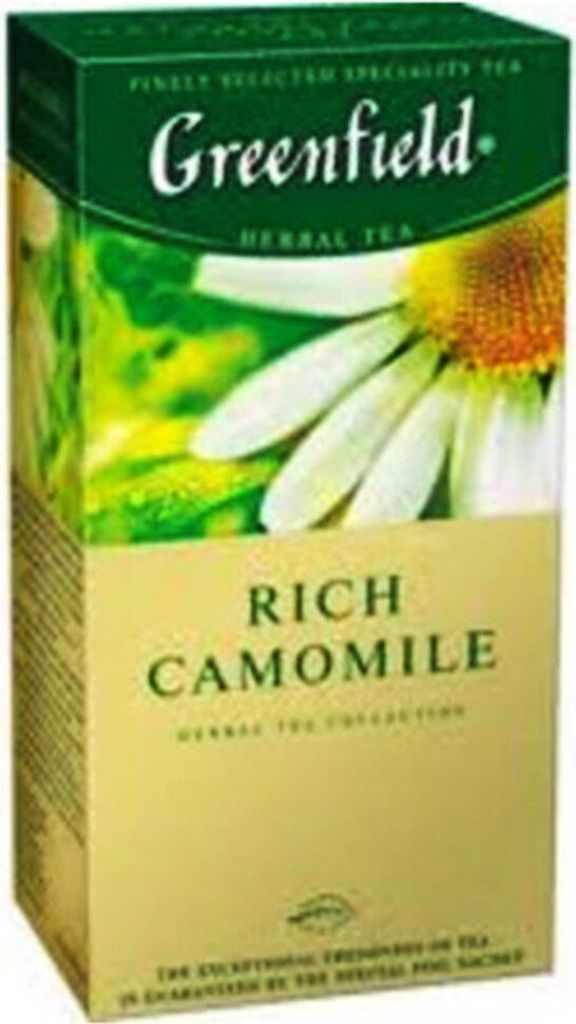 Greenfield Kamillenblütentee mit Zimt Rich Camomile 25 Produktbild 