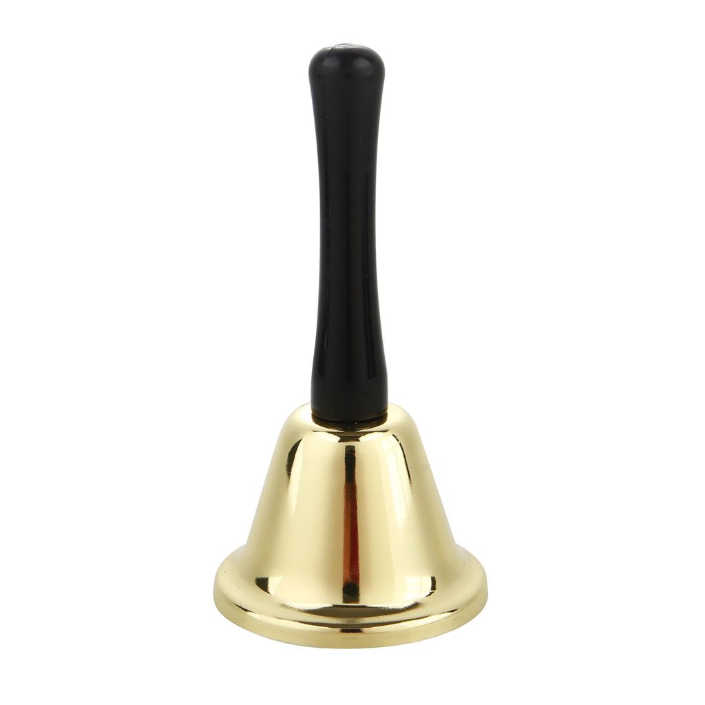 1x Weihnachtsglocke Nikolausglocke, Gold Glocke - Produktbild 