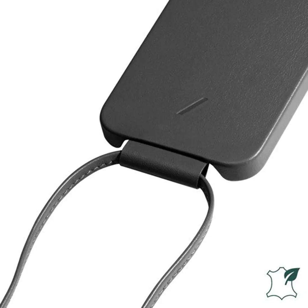Bandoulière Cuir Native Union Clic Case Noir - Réglable et Résistante