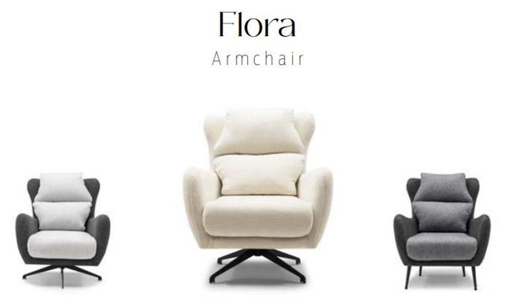 Stoffsessel Sessel Ohrensessel Beige Polster Wohnzimmer Einsitzer Sitz