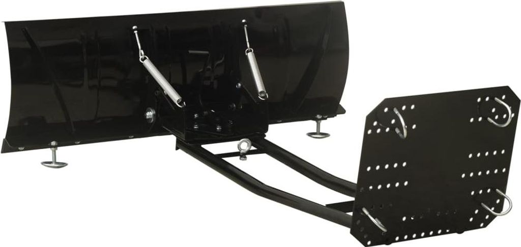 vidaXL Schneepflug zur ATV-Montage Schwarz 115x38 cm Produktbild 
