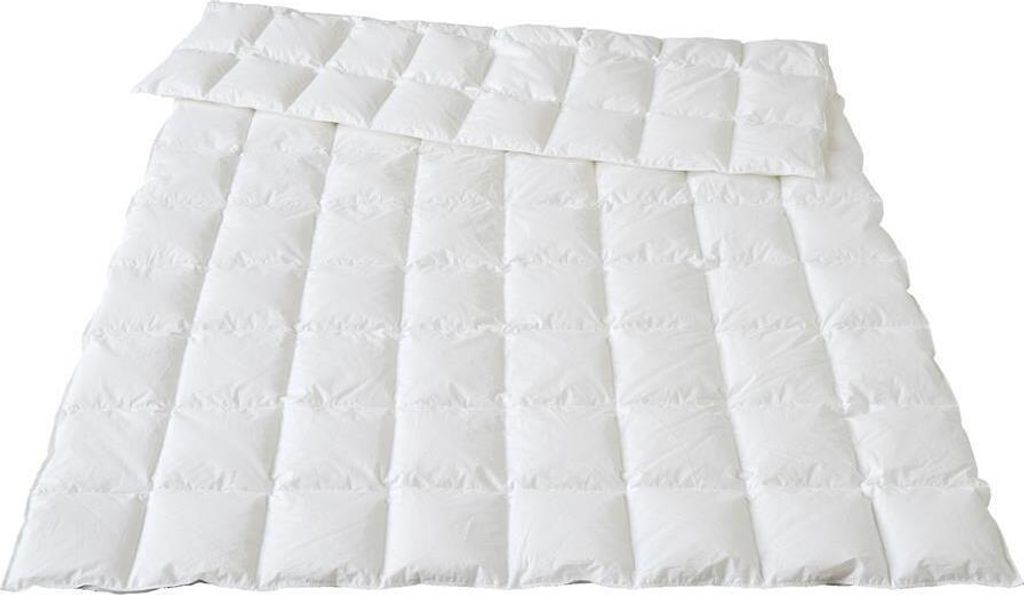 Traumina Bettdecke Plume Bio Daune leichte Sommerdecke Wärmeklasse 2 Größe 135x200 cm