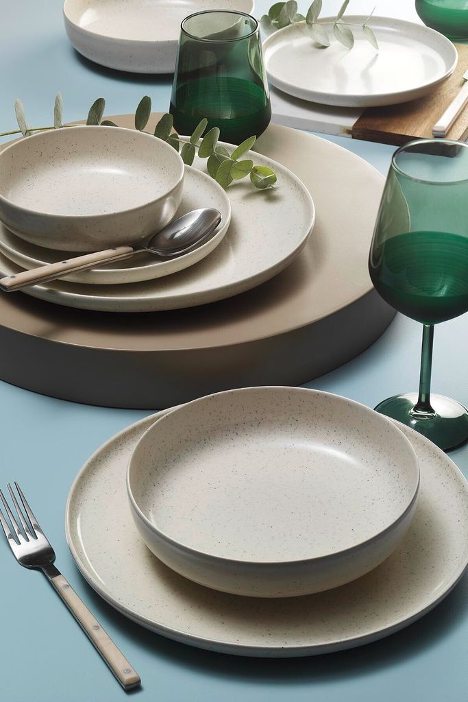 Hermia Concept, MOD08YS720161, Tafelservice (8-teilig), 100 % PORZELLAN, Mehrfarbig, 27 x 27 x 27 cm