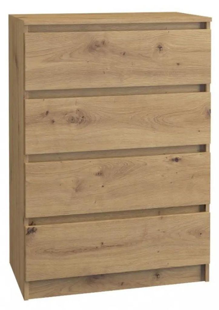 Commode à tiroirs étroite TAAVI – chêne artisan Image du produit 