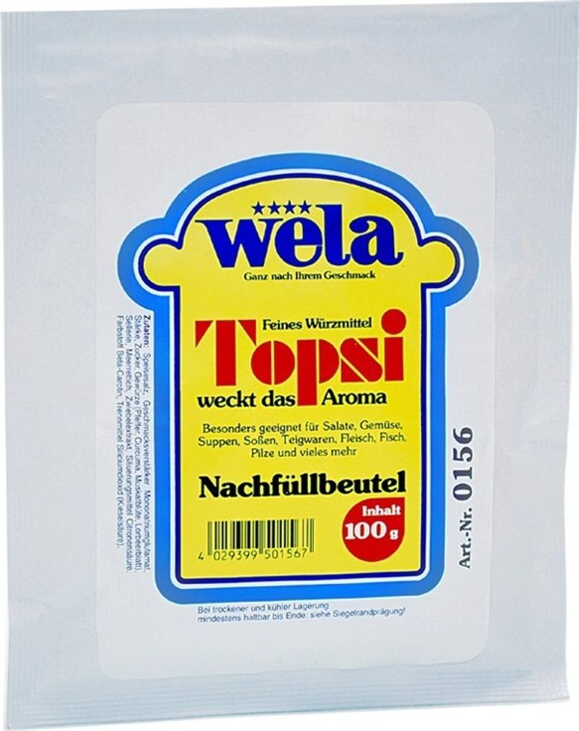 WELA Topsi Nachfüllbeutel 100 g Produktbild 