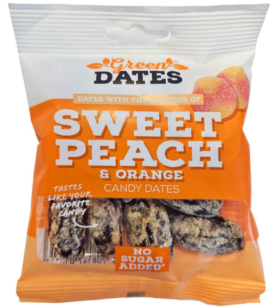 Green Dates Sweet Peach & Orange 90g Produktbild 