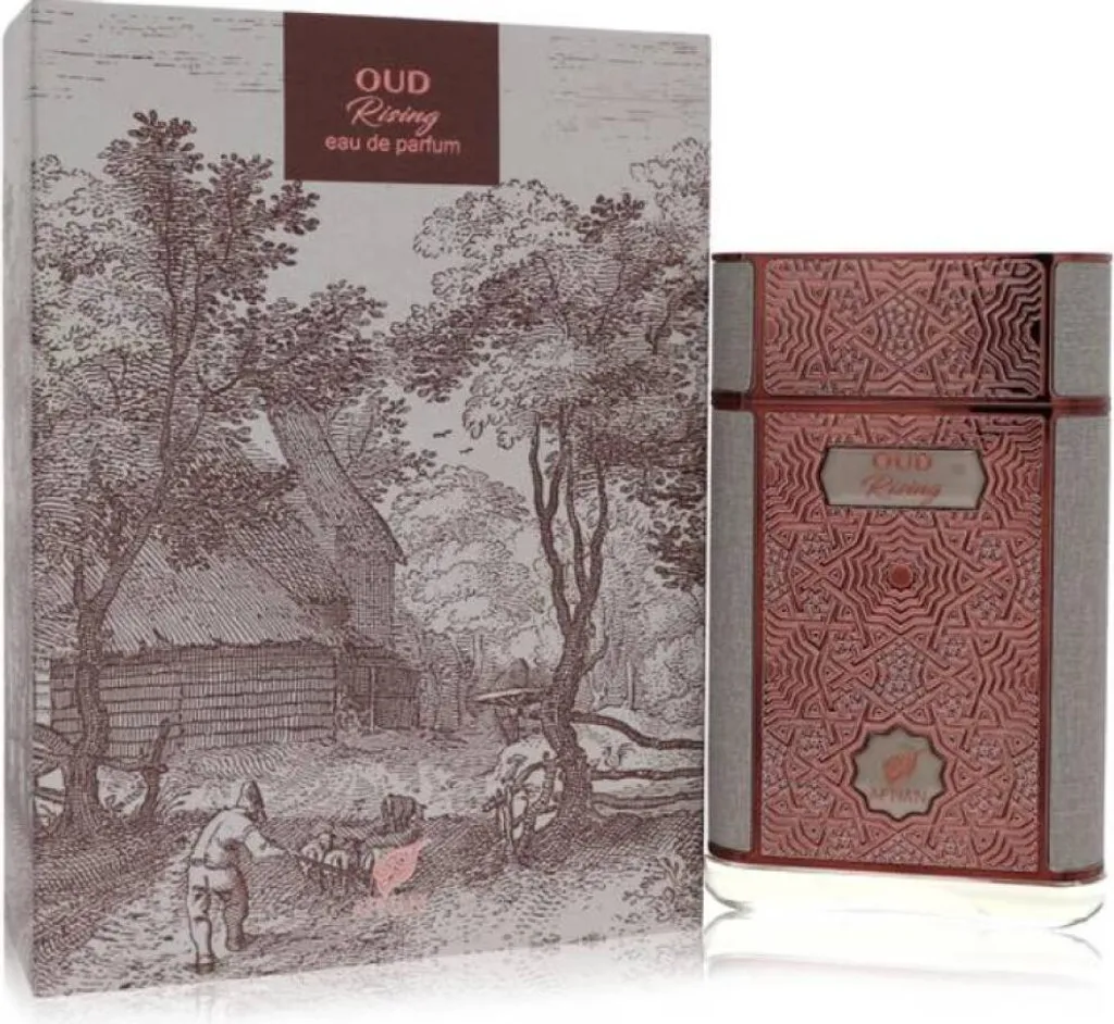 Eau de Parfum Oud Rising par Afnan 80ml - Fragrance Mixte Cuirée et Boisée