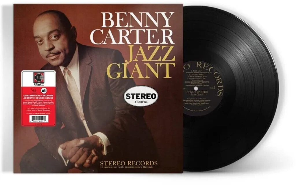 Vinyle Benny Carter Jazz Giant 180g LP Réédition Audiophile de Qualité