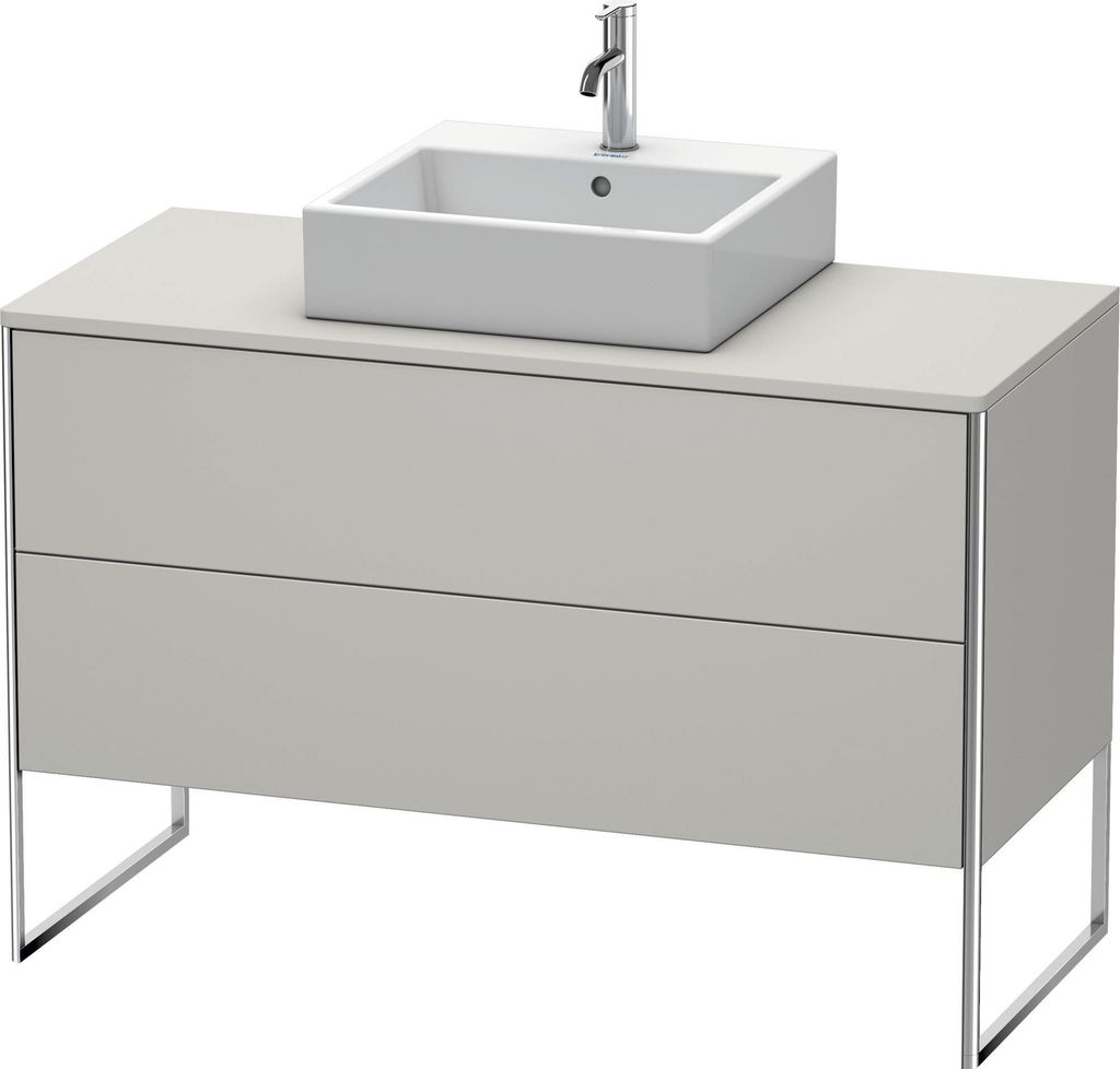 Duravit XSquare Konsolenwaschtischunterbau freistehend, 2 Auszüge, 1200x778x548mm, XS492200707