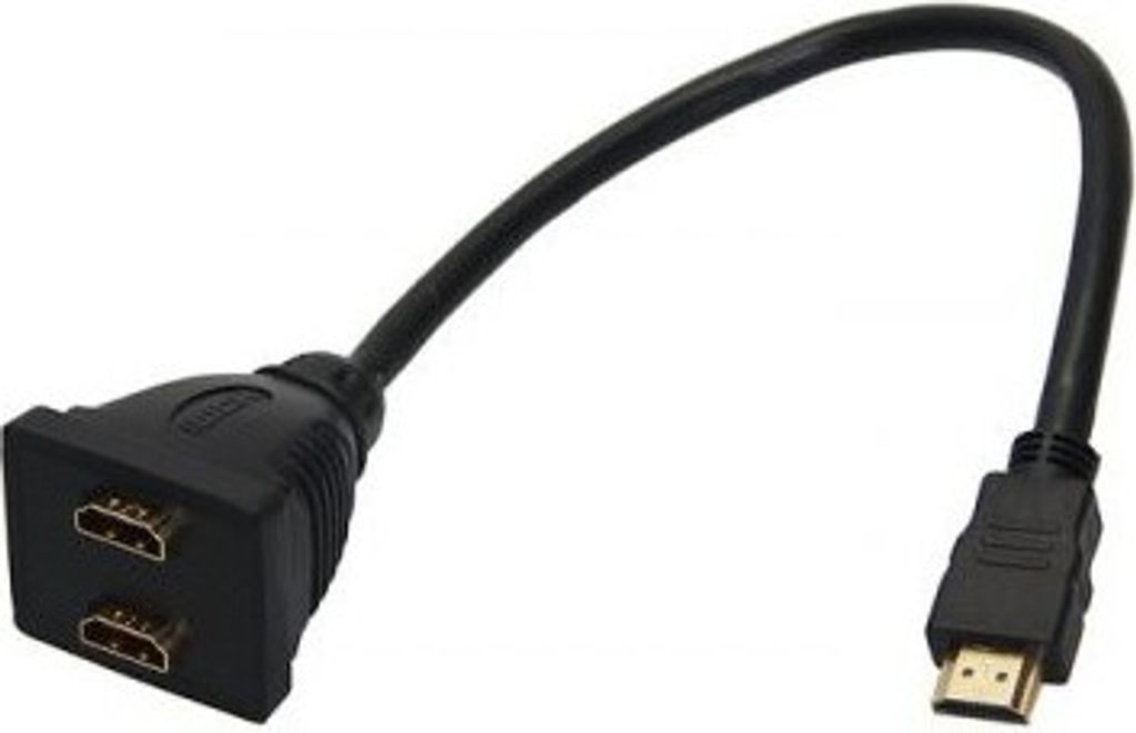 HDMI -Kabeladapter HDMI -Stecker (Typ A) > 2x HDMI -Buchse (Typ A)