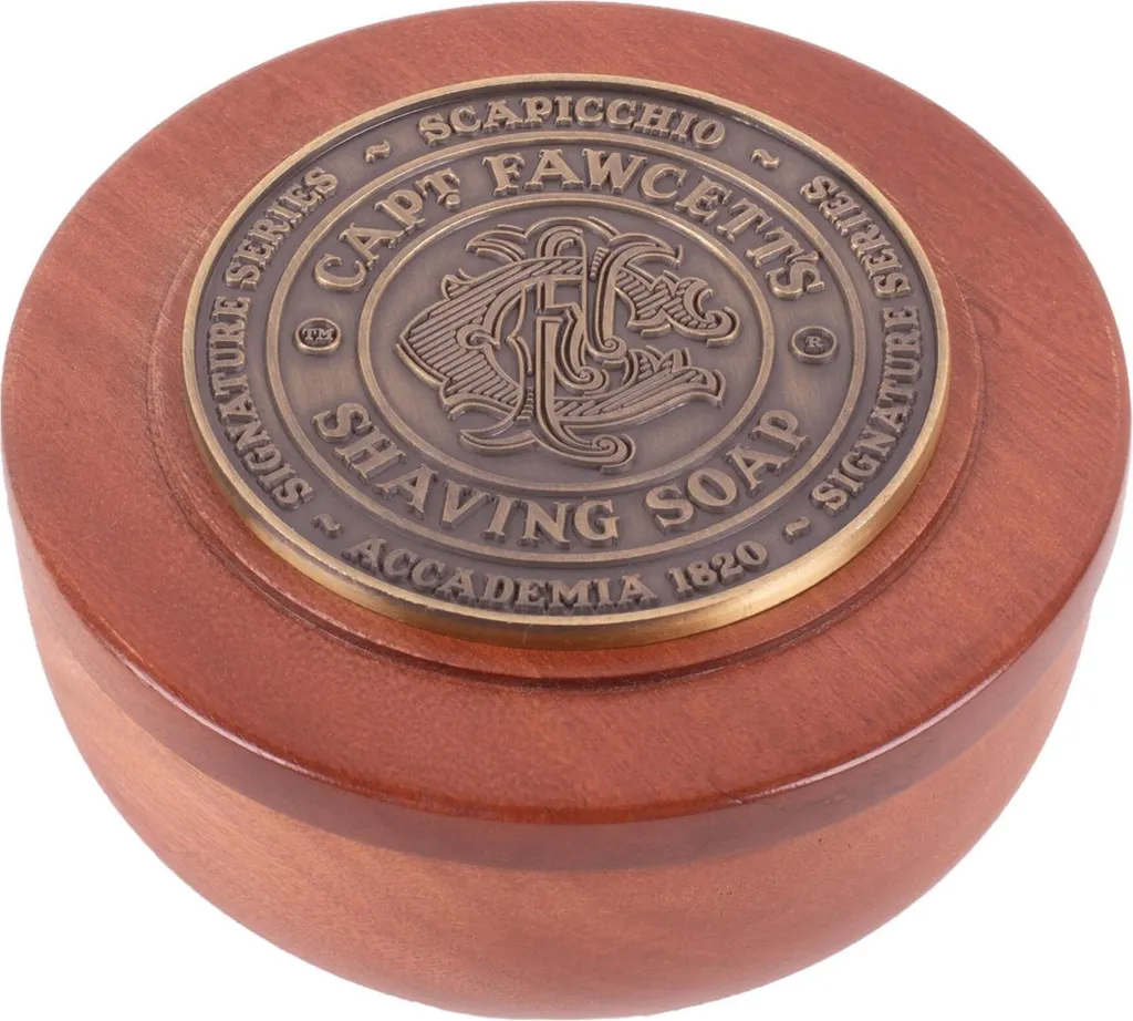 Captain Fawcett Signature Scapicchio Sapone da Barba in Legno