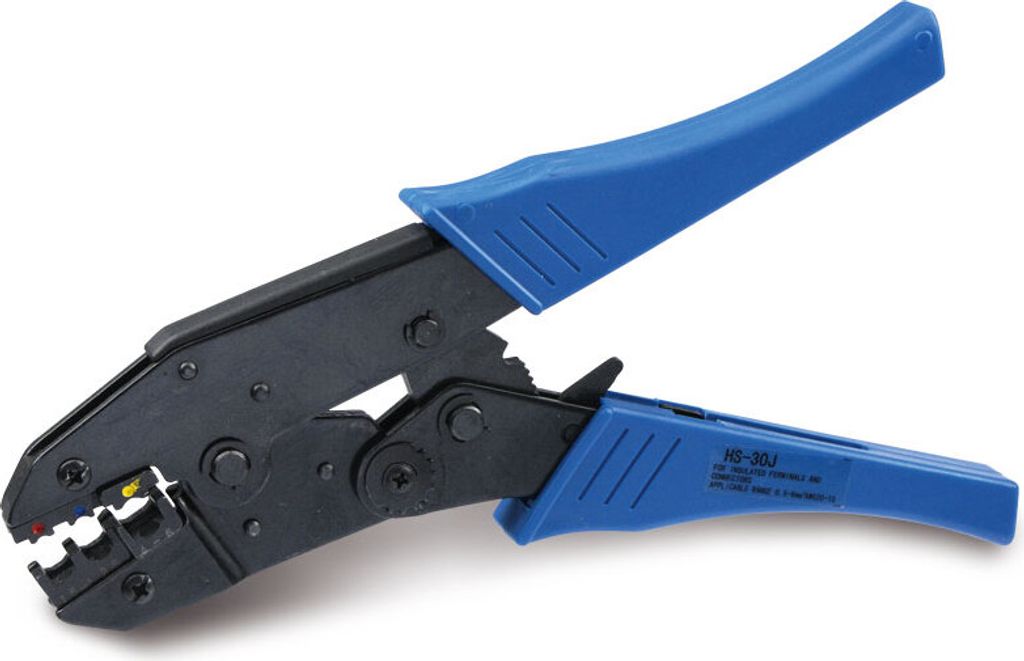 Crimpzange für isolierte Flachstecker