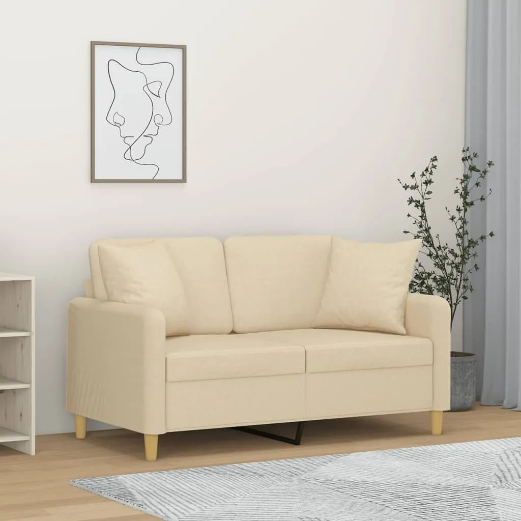 Canapé 2 places crème 120 cm : la solution gain de place pour studio