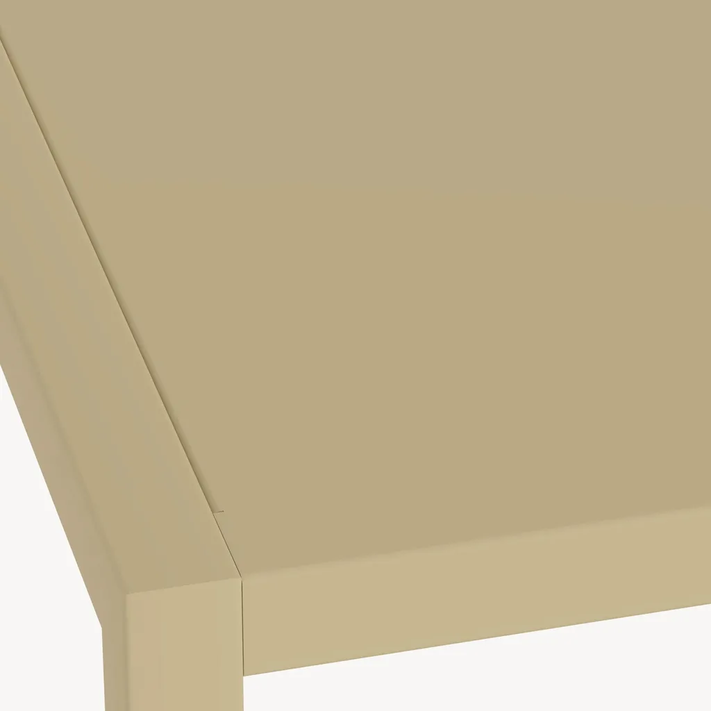Table console pour couloir étroit Strömstad, meuble d'appoint camel - 7