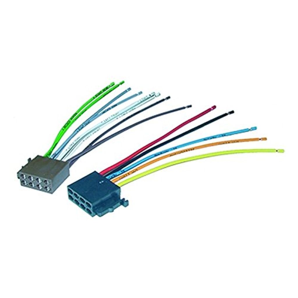 AIV ISO-Adapter, ISO auf offene Enden Strom, 4 Lautsprecher, 1 Set ISO-Autoradio auf offene Enden. Kabellänge: 15cm
