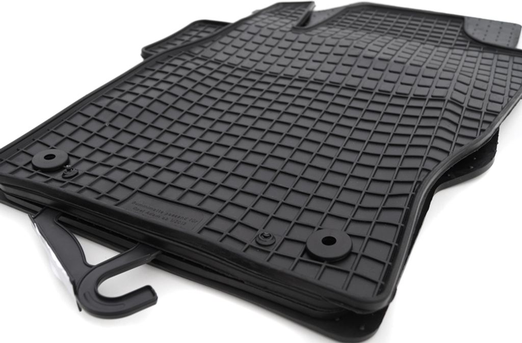 Petex 51410 Gummimatte 4-teilig schwarz (B034) Opel Adam Produktbild 
