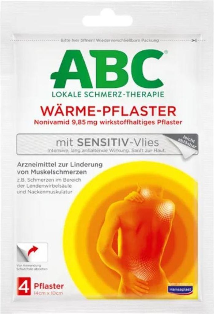 ABC Wärme-Pflaster sensitiv zur Linderung von Produktbild 
