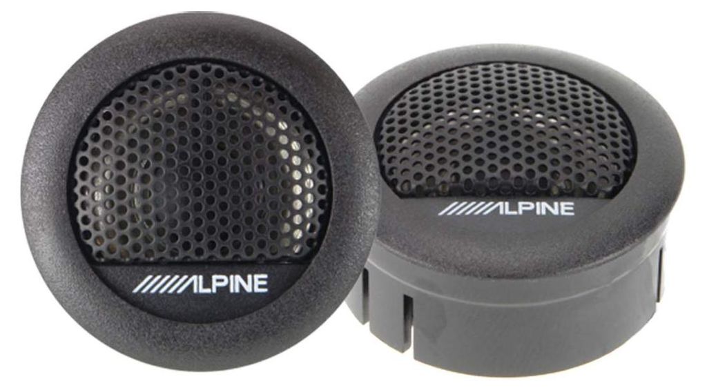 Alpine SXE-1006TW, hoogfrequent speaker, 45 W, rond, 280 W, Productafbeelding 