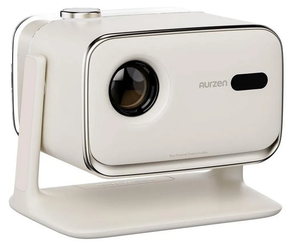 Vidéoprojecteur LED Aurzen Haute Résolution avec Haut-Parleurs