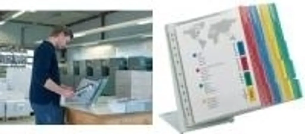 Support de consultation de table avec 20 plaques A4 DURABLE FUNCTION - 12
