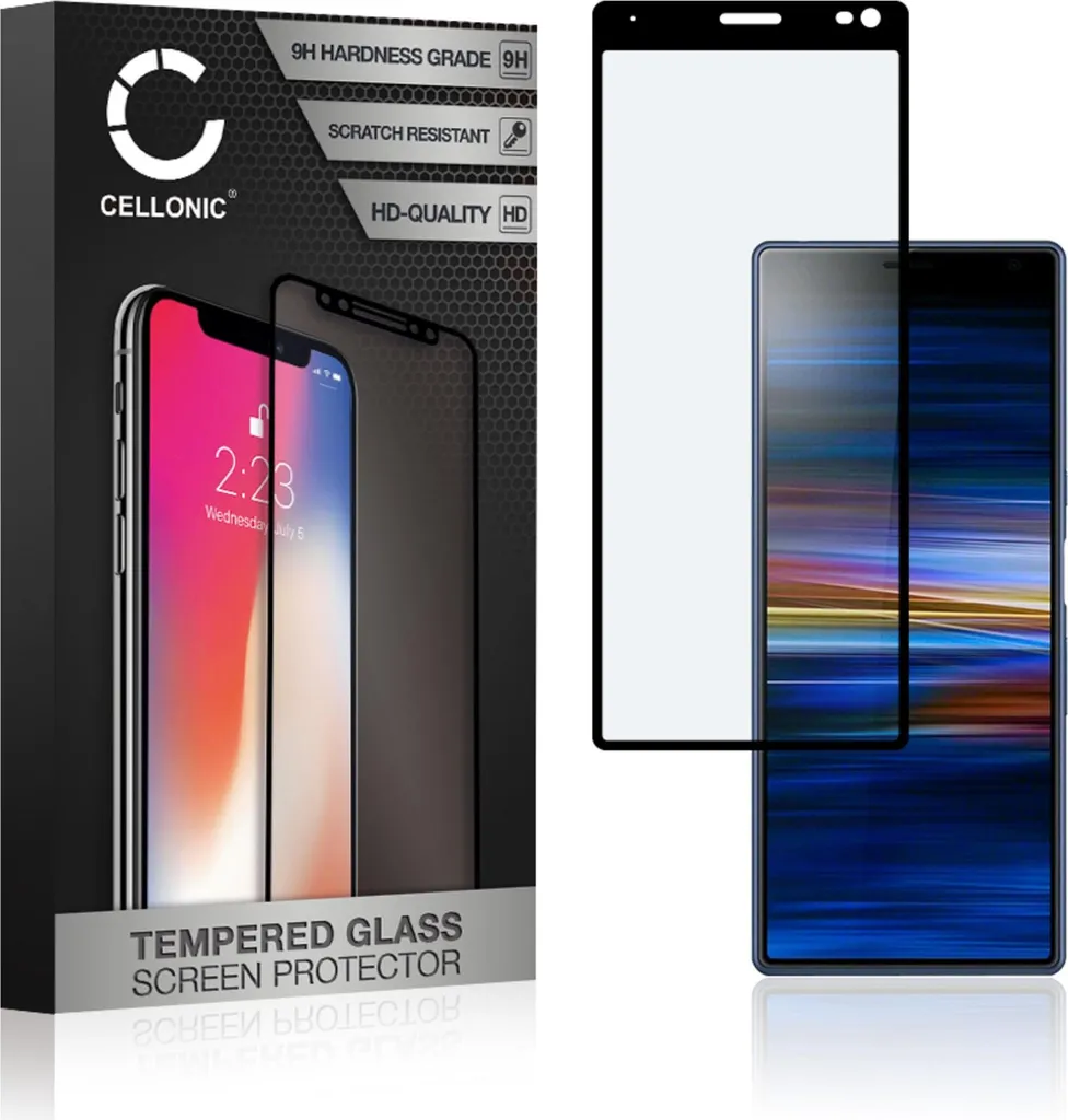 Protezione Premium Sony Xperia 10 Plus - Vetro CELLONIC 9H Full Cover