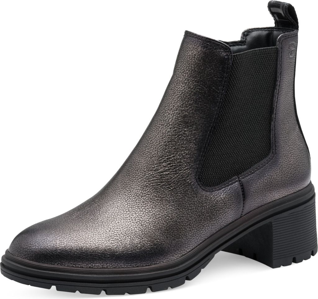 Tamaris Damen Elegante Stiefelette Chelsea 1-25456-43 Grau Produktbild 