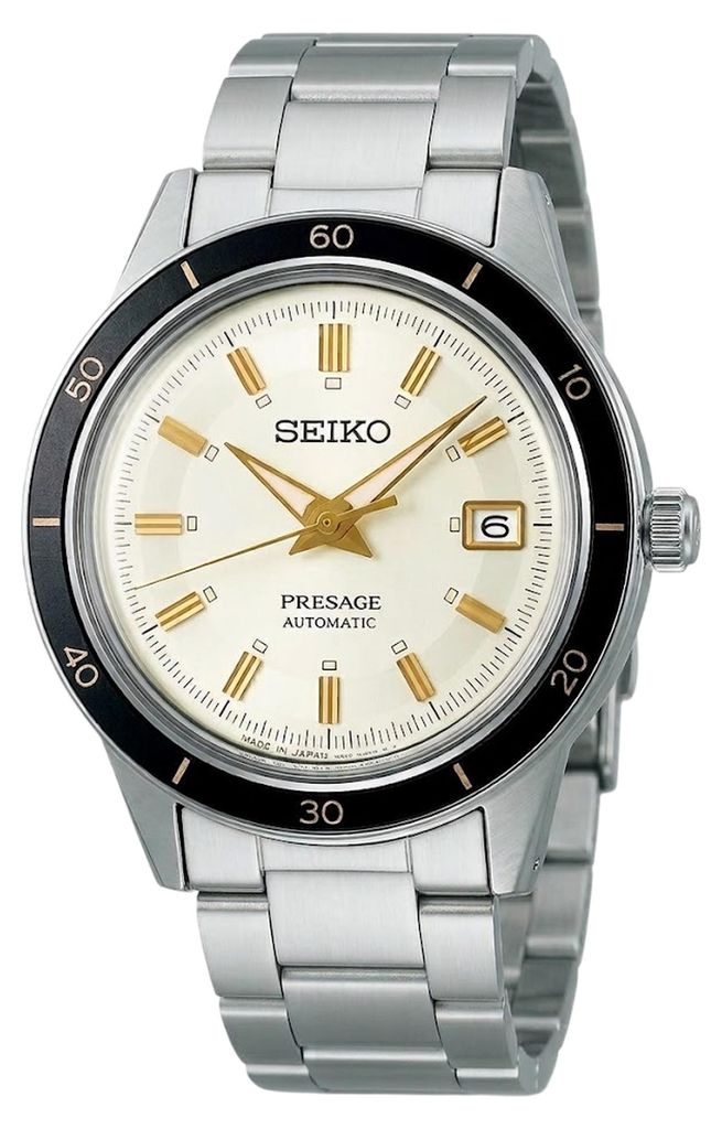 Seiko Presage, herenhorloge, stijl jaren '60, automaat, Productafbeelding 