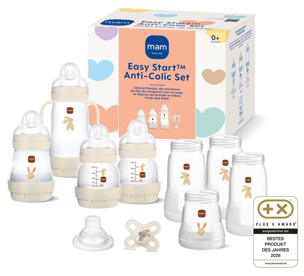 MAM Easy Start Anti-Colic Starter Set, mitwachsende Baby Produktbild 
