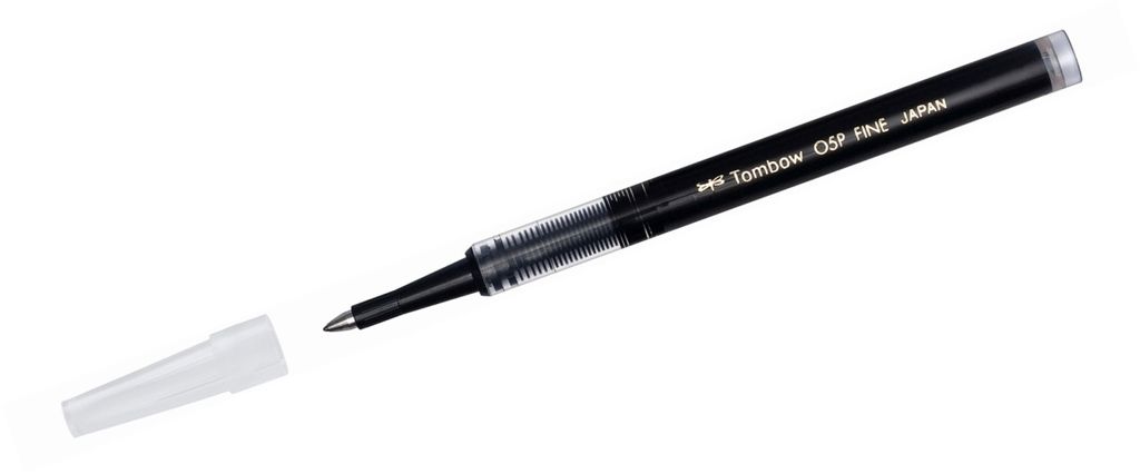 Tombow Refill roller 0.5 mm Medium Schwarz 12 Stück(e)