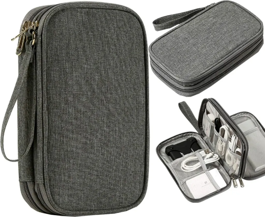 Organizer Cavi da Viaggio Impermeabile | Il Tuo Mai Più Senza in Valigia