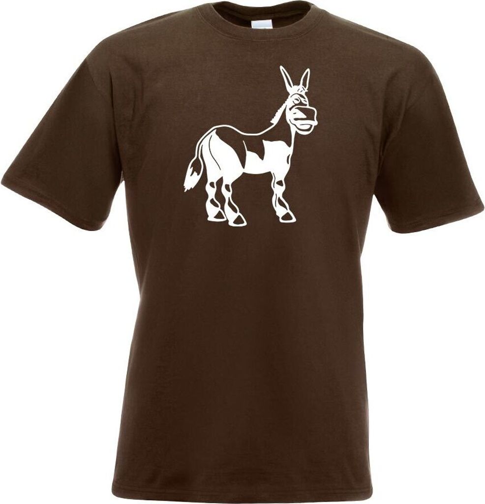 Kiwistar - T-Shirt - Chocolate - Esel - Motiv 1 - tragen Herren Funshirt Bedruckt Design Sprüche Spruch Motive - mit Motiv Bedruckt - Funshirt Des...