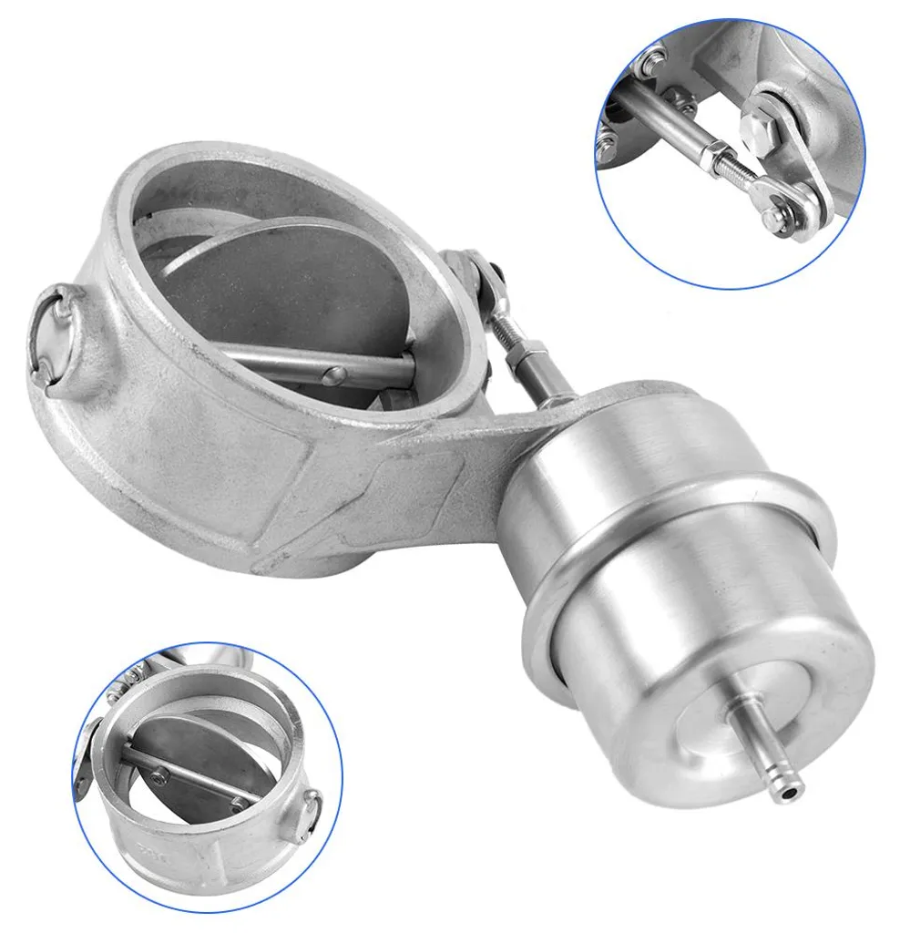 Solution bypass échappement 63mm valve à vide pour éviter le bruit
